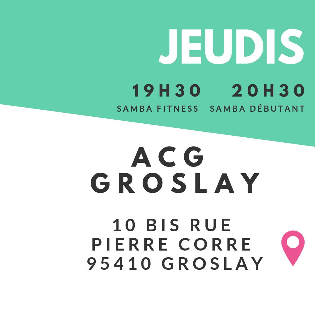 Cours de Samba Fitness Cardio et Baile Funk Débutant